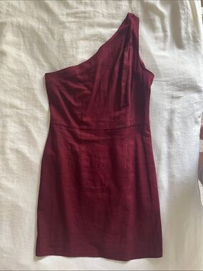 One-Shoulder burgundy/red wine Cocktail Dress - Target a.new day
